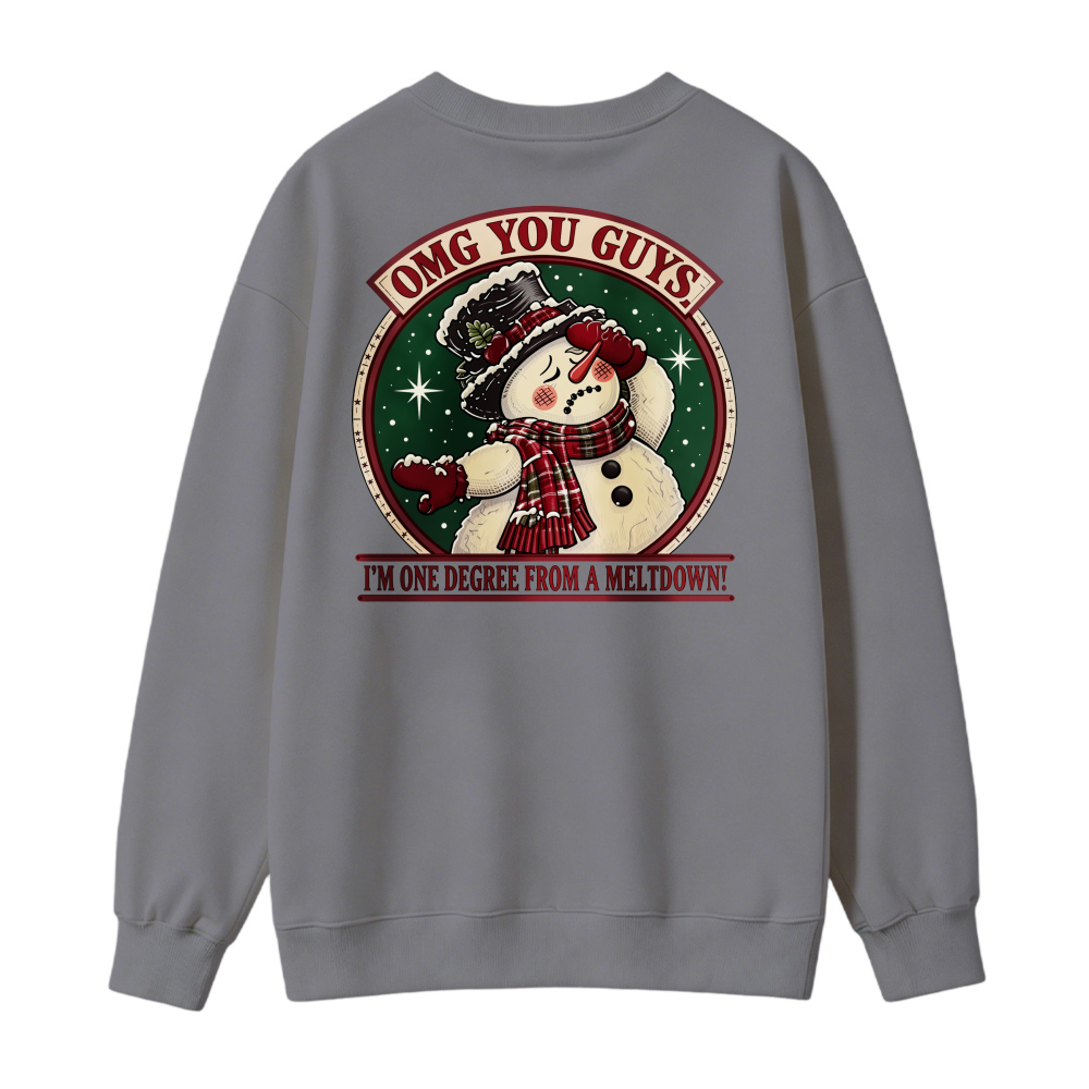 OmG YoU GuYs SnOwMaN ChRiStMaS SweatShirt