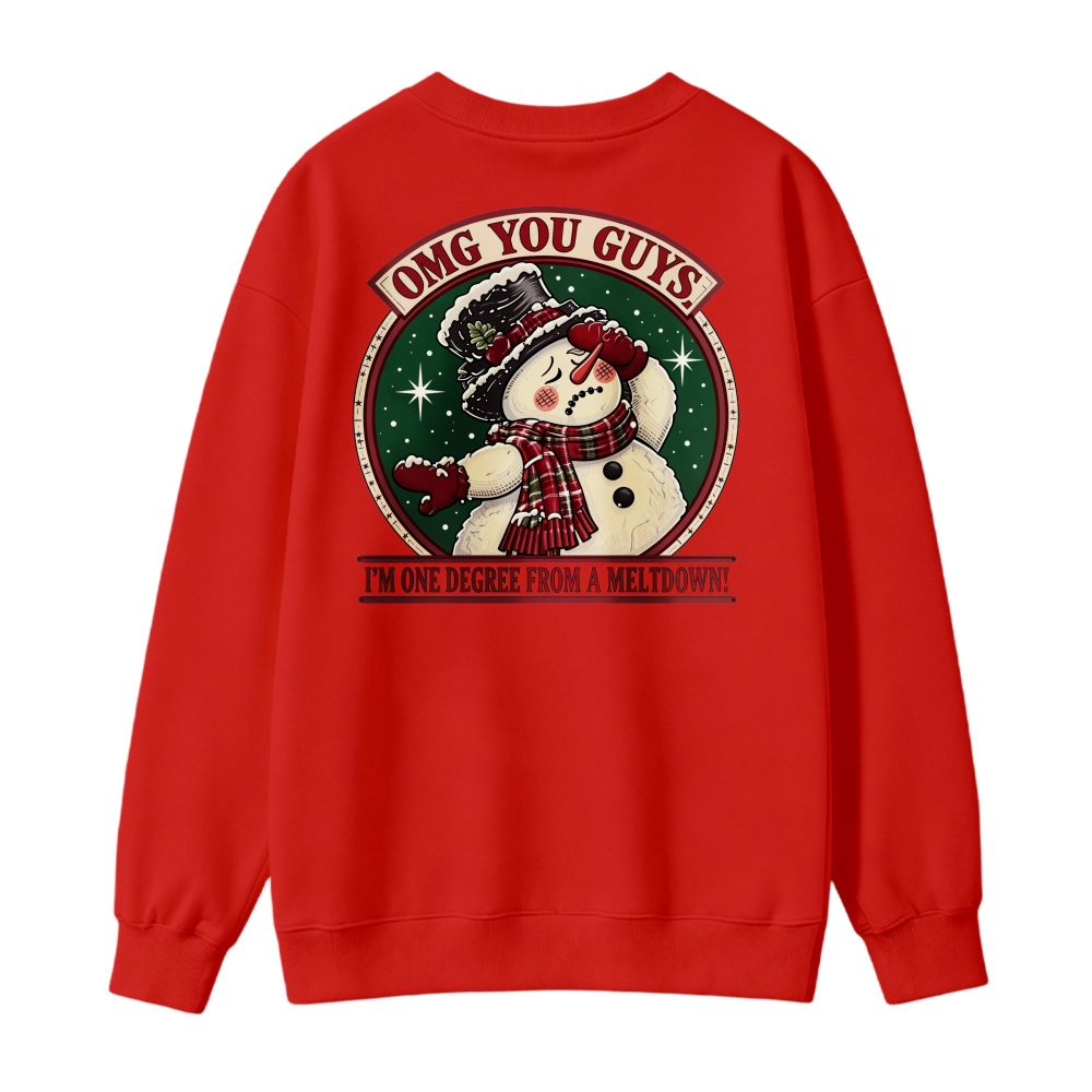 OmG YoU GuYs SnOwMaN ChRiStMaS SweatShirt