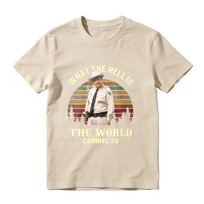 What The Hell Is The World Coming To Sheriff Rick Grimes Unisex Classic T-shirt