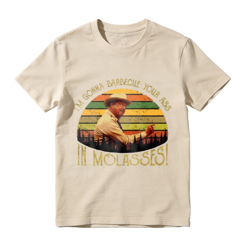 Barbecue Your Ass In Molasses Man With Hat And Grill Unisex Classic T-shirt