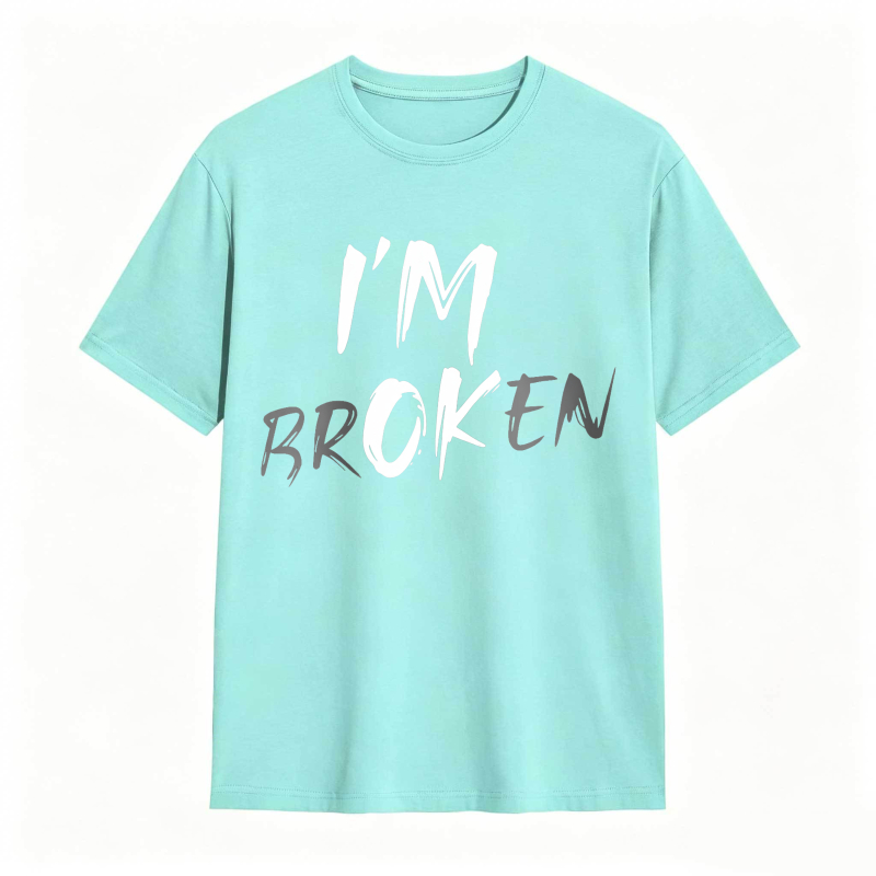 Im Broken Text Design Unisex Classic T-shirt