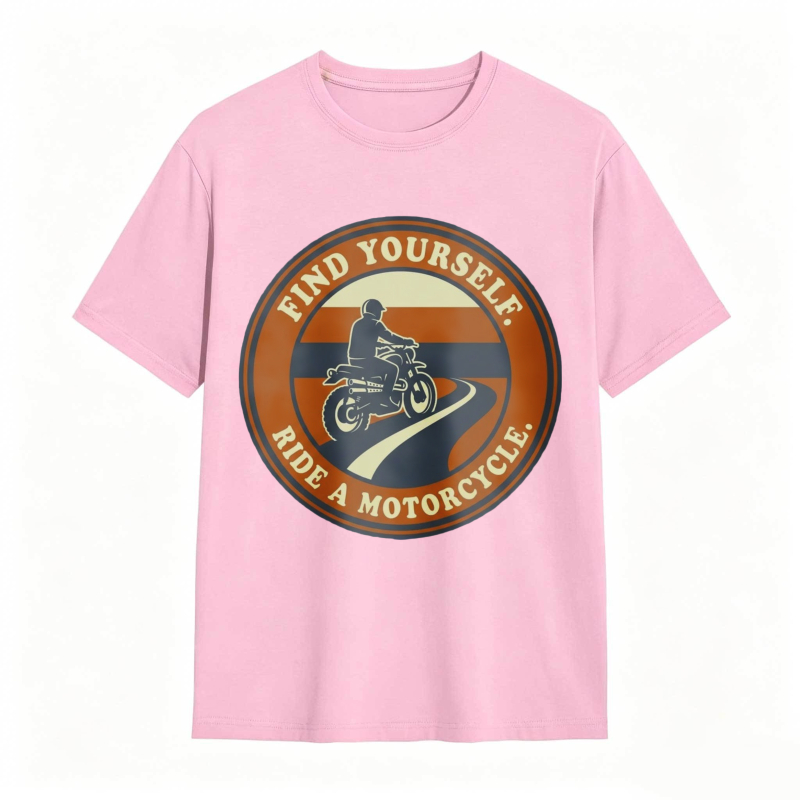 Find Yourself Ride A Motorcycle Graphic T-shirt