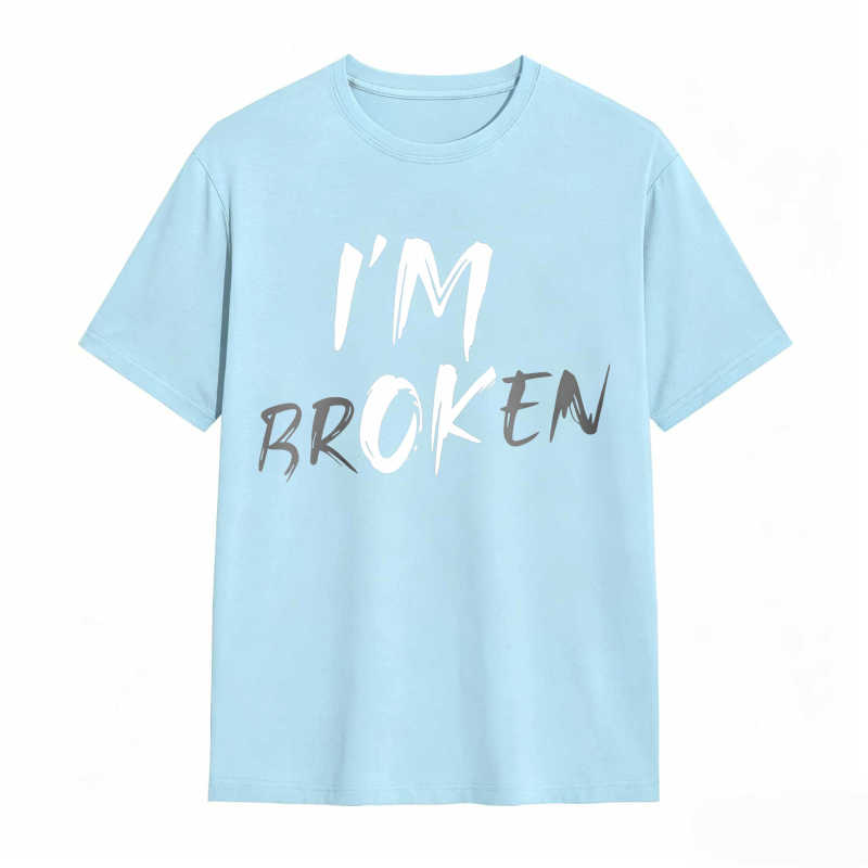 Im Broken Text Design Unisex Classic T-shirt