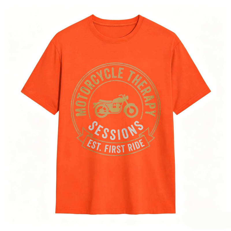 Motorcycle Therapy Sessions Est First Ride T-shirt