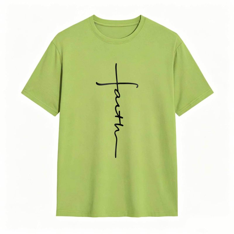 Faith Cross Print Unisex Classic T-shirt