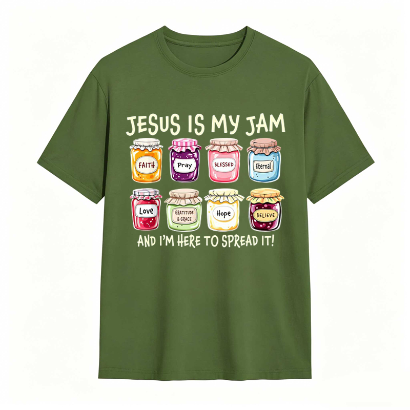 Jesus ls My Jam Christian Graphic T-shirt