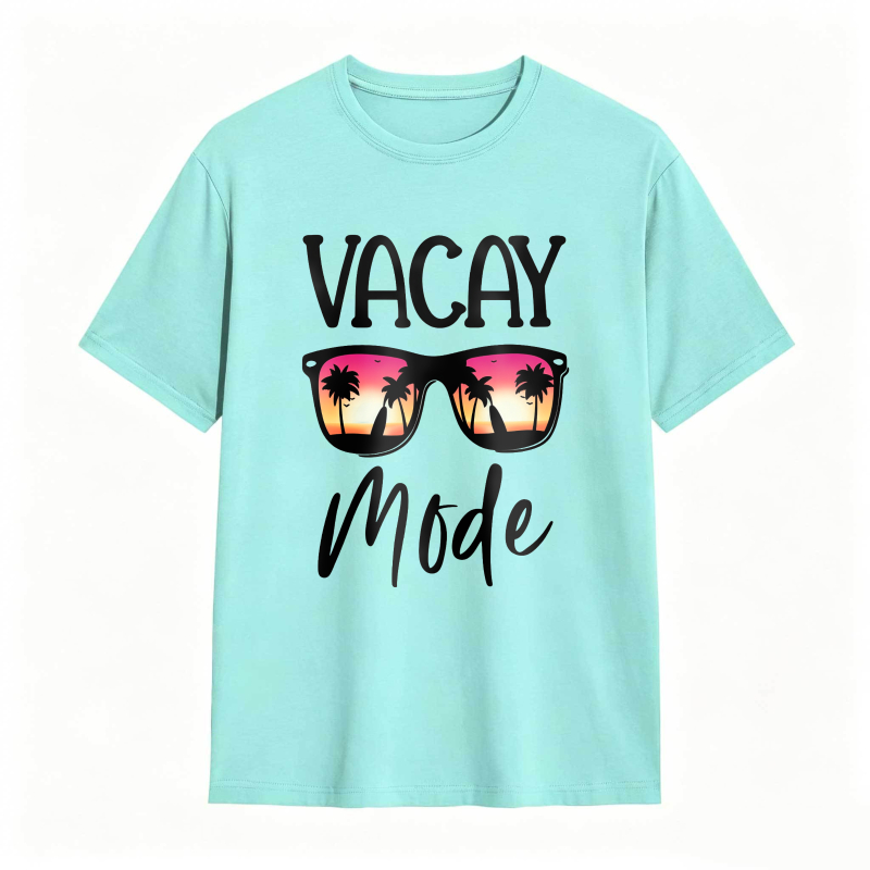 Vacay Mode Sunglasses Palm Tree Sunset Design Unisex Classic T-shirt