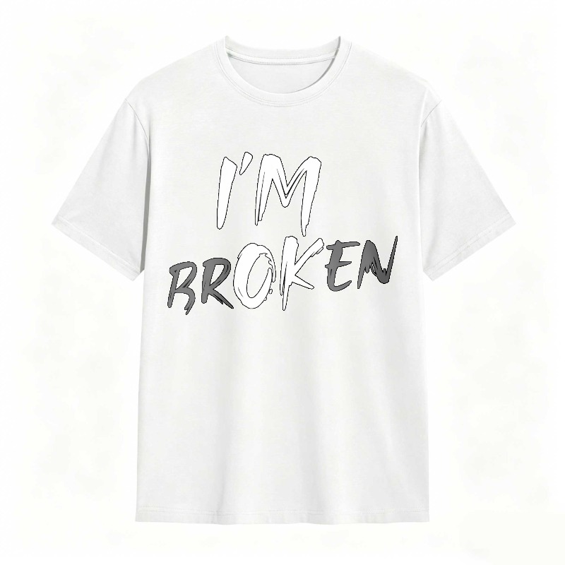 Im Broken Text Design Unisex Classic T-shirt