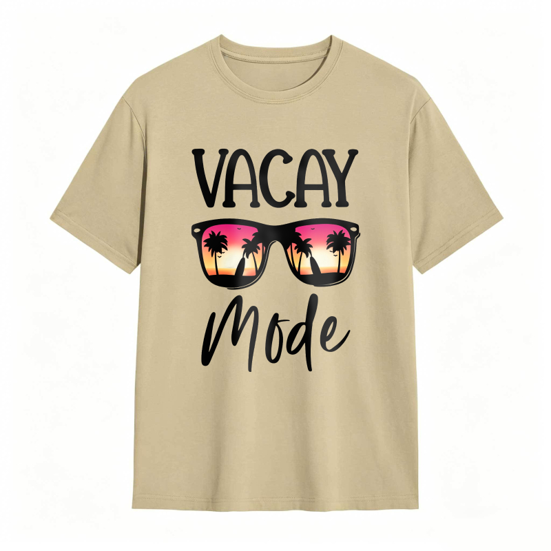 Vacay Mode Sunglasses Palm Tree Sunset Design Unisex Classic T-shirt