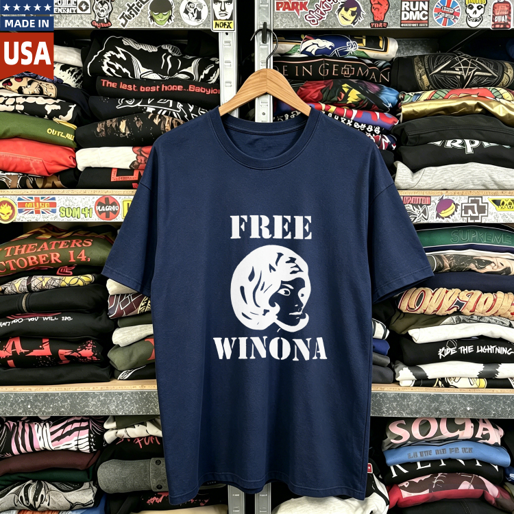 CozTee 90s Free Winona Ultra Rare Graphic T-Shirt