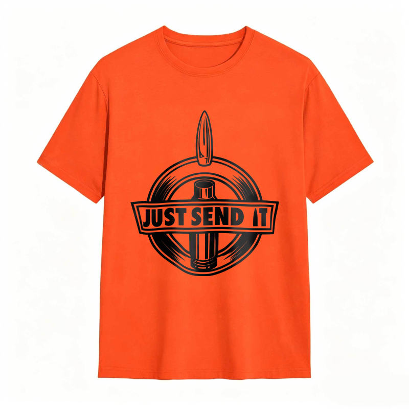 Just Send It Bullet Target Design Unisex Classic T-shirt