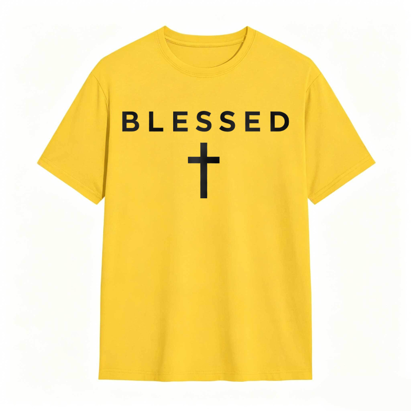 Blessed Cross Design Unisex Classic T-shirt
