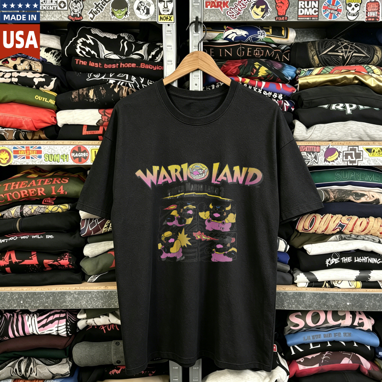 CozTee  Wario Land Character Artwork Design  Graphic T-Shirt