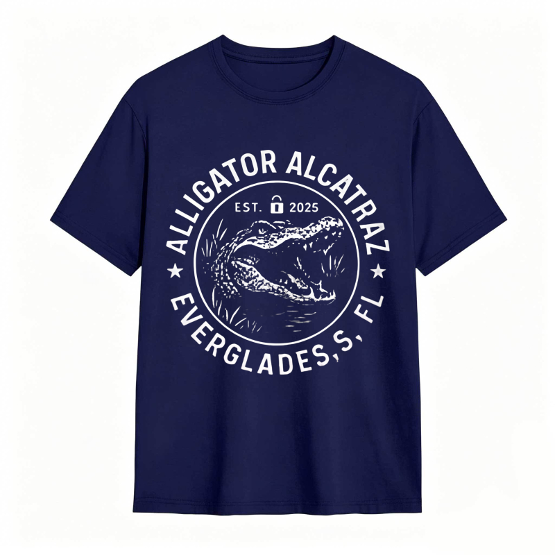 Alligator Alcatraz Everglades Fl Est 2025 Unisex Classic T-shirt