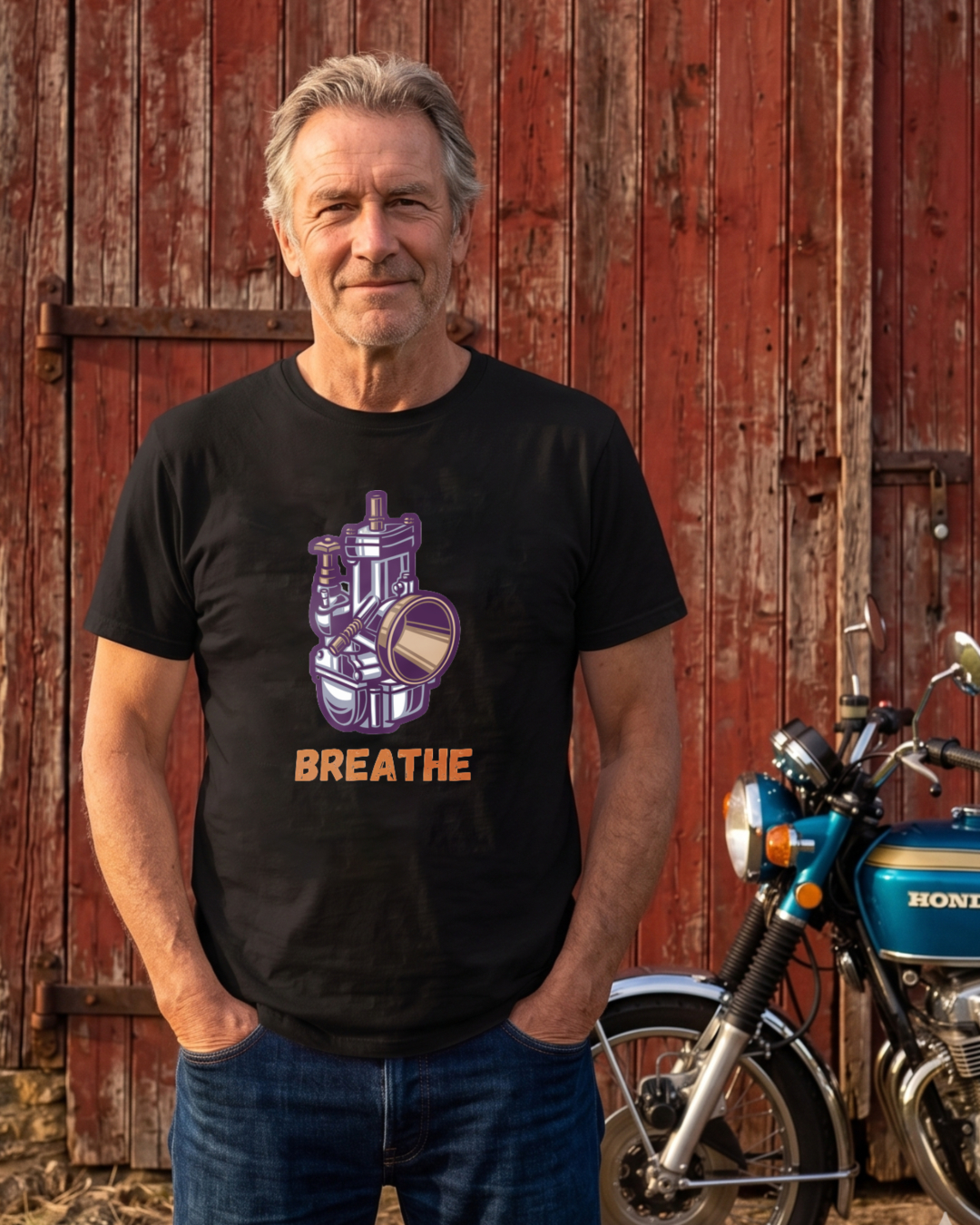 Motorcycle Engine Breathe T-shirt