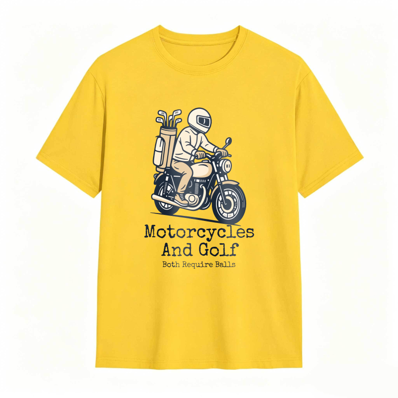 Motorcycles And Golf Both Require Skills Unisex Classic T-shirt
