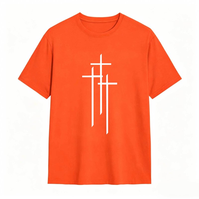 Three Crosses Design Unisex Classic T-shirt