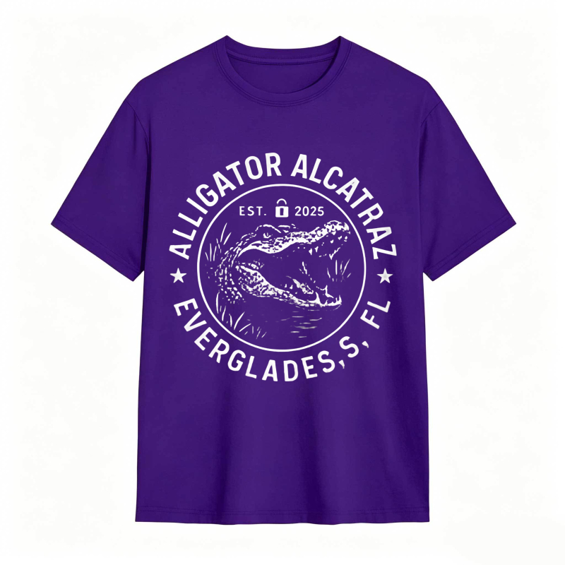 Alligator Alcatraz Everglades Fl Est 2025 Unisex Classic T-shirt