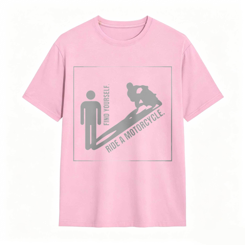 Find Yourself Ride A Motorcycle Graphic T-shirt