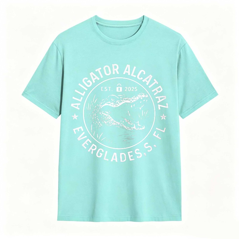 Alligator Alcatraz Everglades Fl Est 2025 Unisex Classic T-shirt