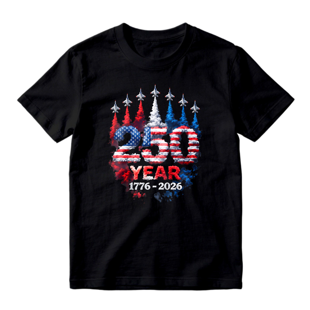 250 Year American Independence Celebration 1776 2026 T-shirt