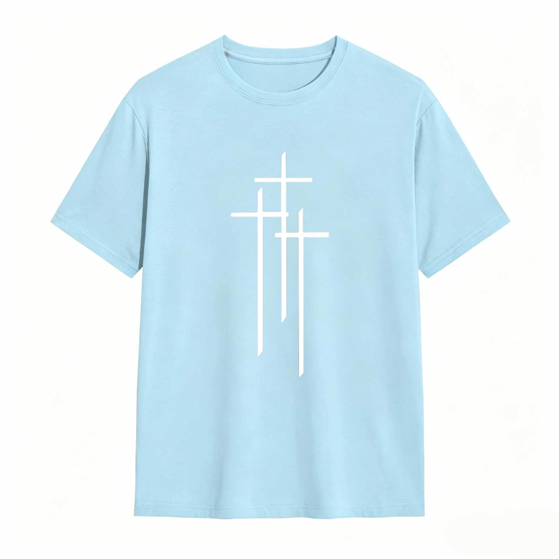 Three Crosses Design Unisex Classic T-shirt