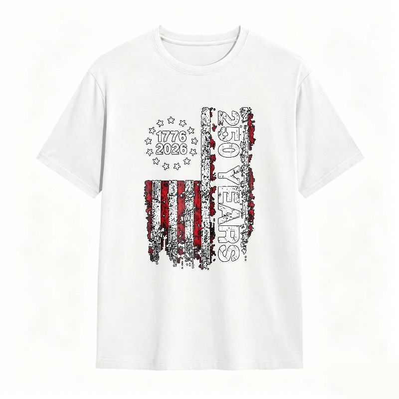 American Flag 1776 2026 250 Years Independence Day T-shirt