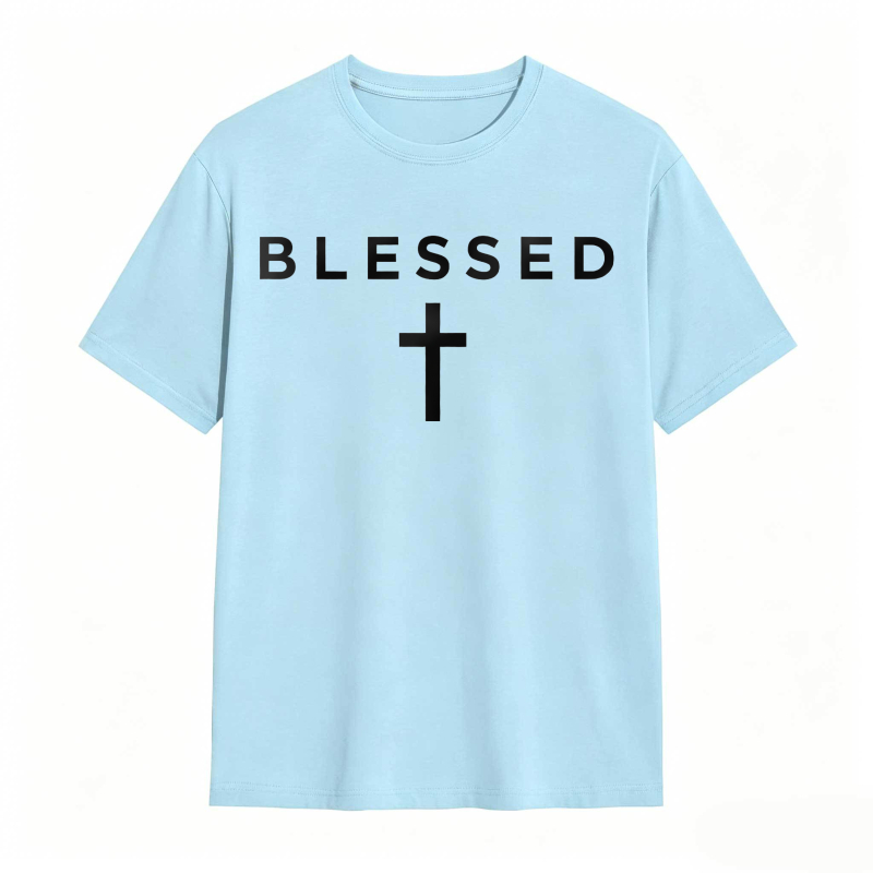 Blessed Cross Design Unisex Classic T-shirt