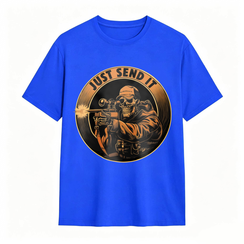 Skull Sniper Just Send It Graphic Unisex Classic T-shirt