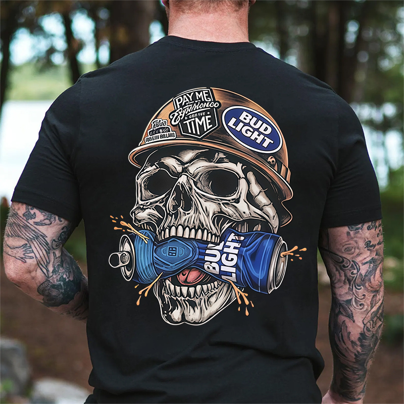 Beer And Skull Collection T-Shirt