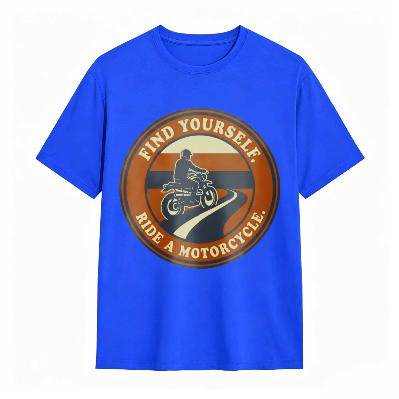Find Yourself Ride A Motorcycle Graphic T-shirt