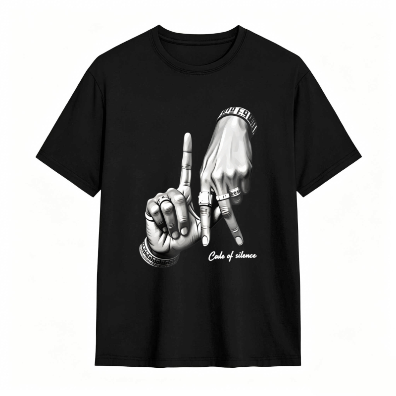 Hand Gesture Code Of Silence Unisex Classic T-shirt