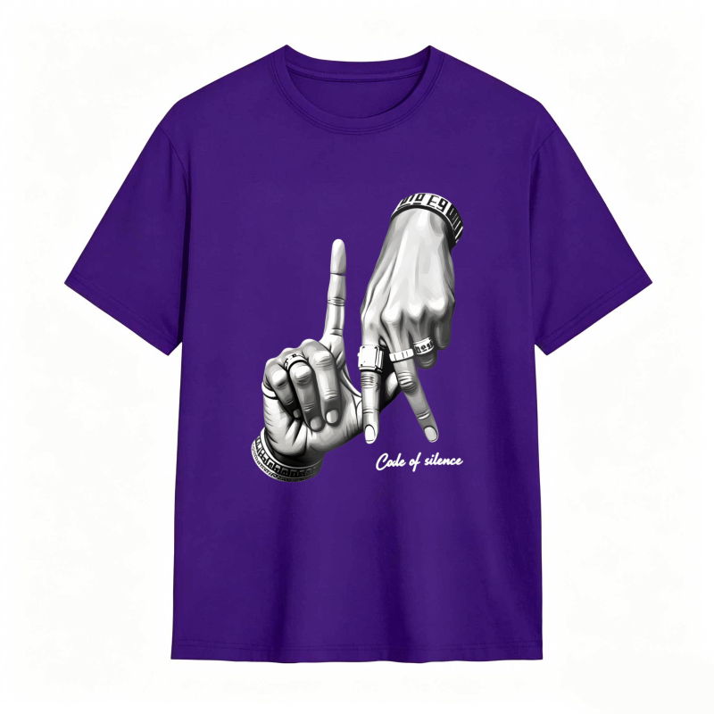 Hand Gesture Code Of Silence Unisex Classic T-shirt
