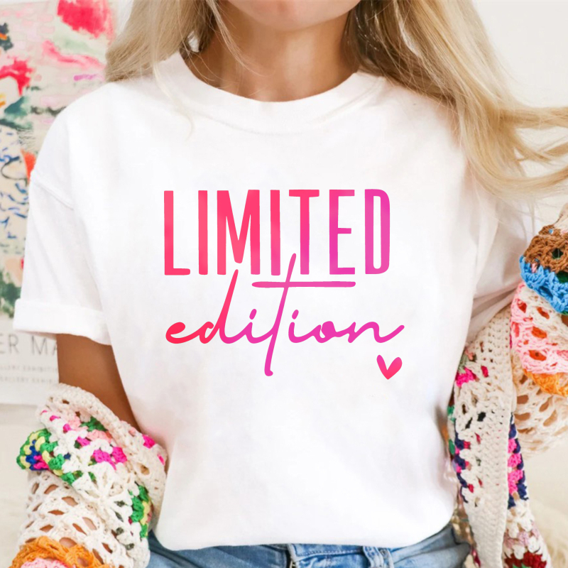 Limited Edition Text Design T-shirt