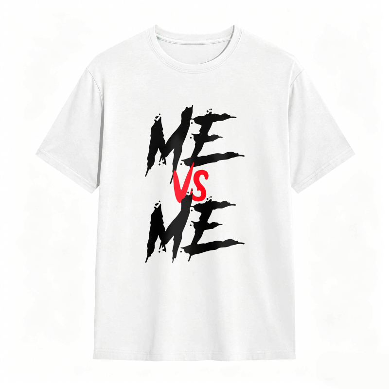 Me Vs Me Graphic Design Unisex Classic T-shirt