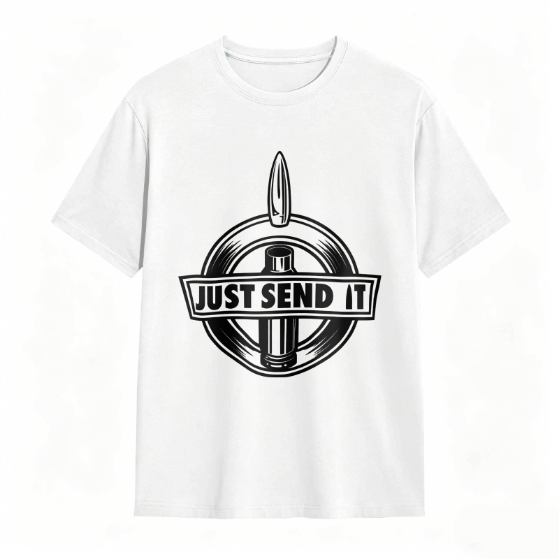Just Send It Bullet Target Design Unisex Classic T-shirt