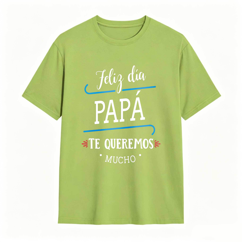 Happy Fathers Day Dad We Love You So Much Unisex Classic T-shirt
