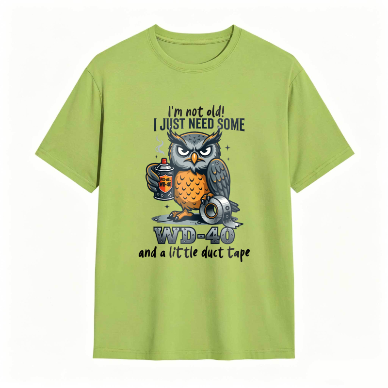 Owl With Wd 40 And Duct Tape Humor Unisex Classic T-shirt
