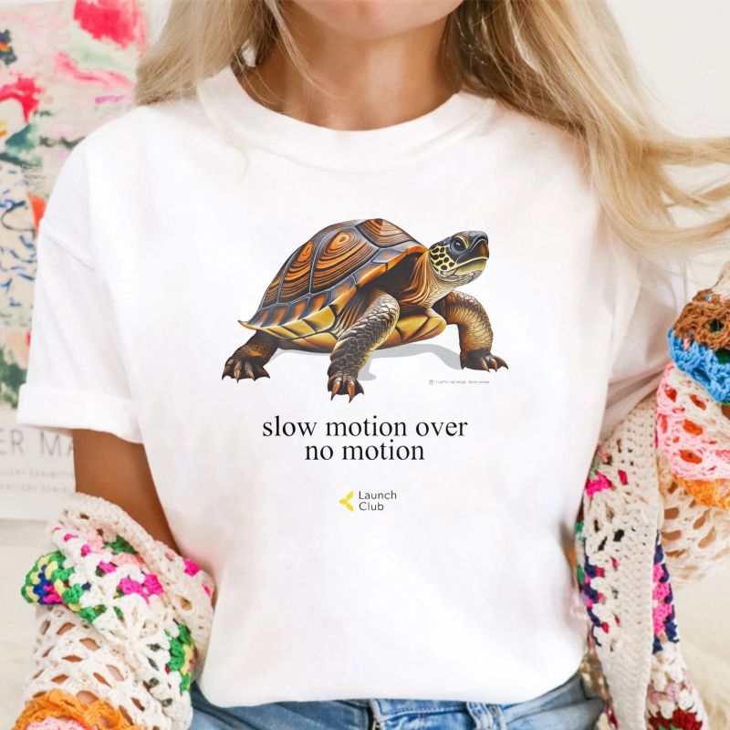 Turtle Slow Motion Over No Motion Unisex Classic T-shirt