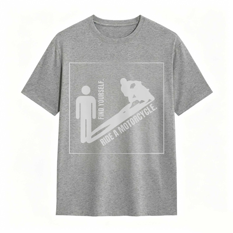 Find Yourself Ride A Motorcycle Graphic T-shirt