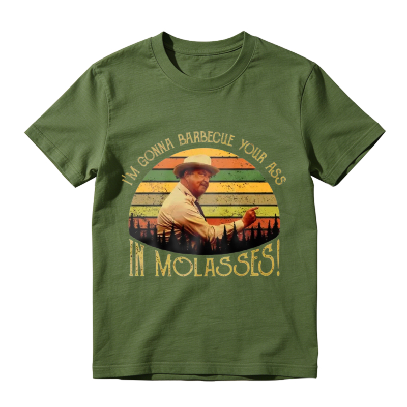 Barbecue Your Ass In Molasses Man With Hat And Grill Unisex Classic T-shirt