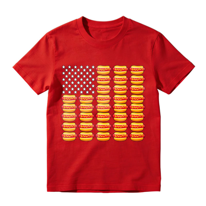 American Flag Donut Design Unisex Classic T-shirt