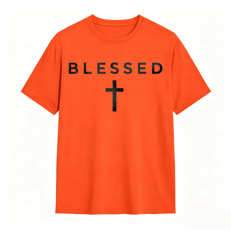 Blessed Cross Design Unisex Classic T-shirt