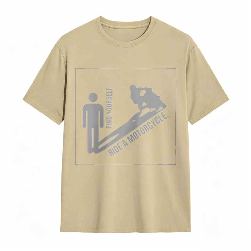 Find Yourself Ride A Motorcycle Graphic T-shirt