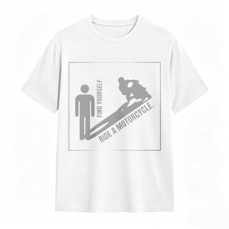 Find Yourself Ride A Motorcycle Graphic T-shirt