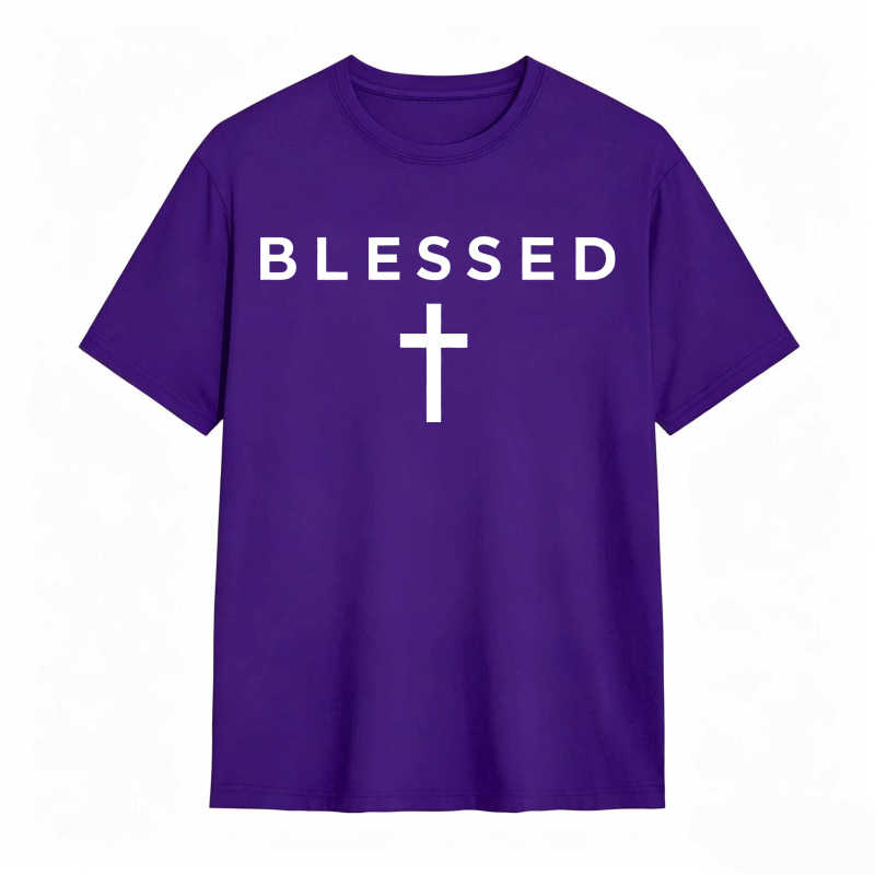Blessed Cross Design Unisex Classic T-shirt