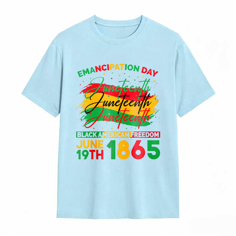 Emancipation Day Juneteenth Black American Freedom June 19th 1865 T-shirt