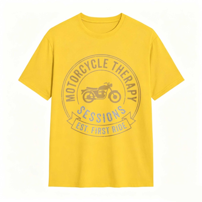 Motorcycle Therapy Sessions Est First Ride T-shirt
