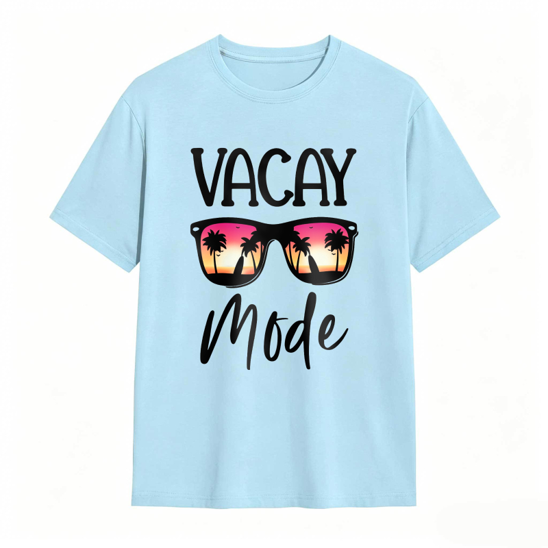 Vacay Mode Sunglasses Palm Tree Sunset Design Unisex Classic T-shirt