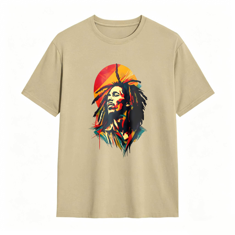 Bob Marley Portrait Art Unisex Classic T-shirt